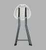 Banco Plegable Bari 48 cm Duna – Asiento de Plástico y Metal