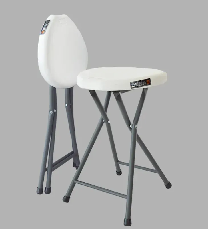 Banco Plegable Bari 48 cm Duna – Asiento de Plástico y Metal