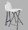 Banco Plegable Bari 48 cm Duna – Asiento de Plástico y Metal