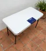Mesa Plegable Verona Portafolio 1.20 mts Duna – Mesa de Plástico Rectangular