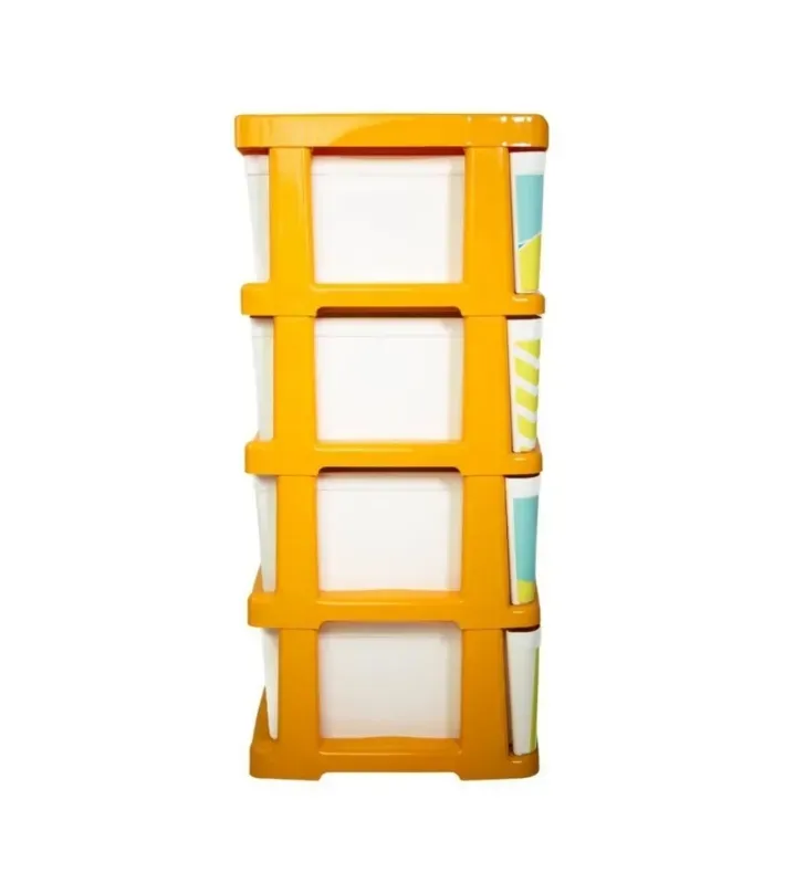 Cajonera de Plástico Infantil Piratas 4 Niveles Duna