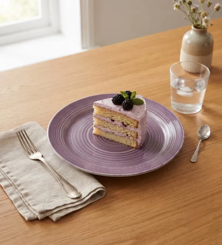 Plato para Pastel 20cm México Lindo Morado Santa Anita 323504