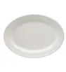Plato Ovalado 27cm Glacial Santa Anita – Vajilla Cerámica Blanca 309048