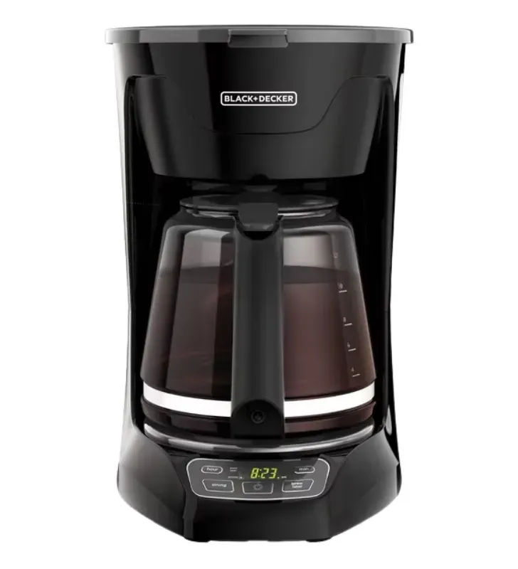 Cafetera Programable 12 Tazas Black+Decker CM1110B-LA – Filtro Vortex