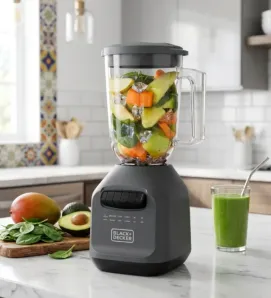 Licuadora Trituradora de Hielo Black+Decker 900W BL2209PB-LA