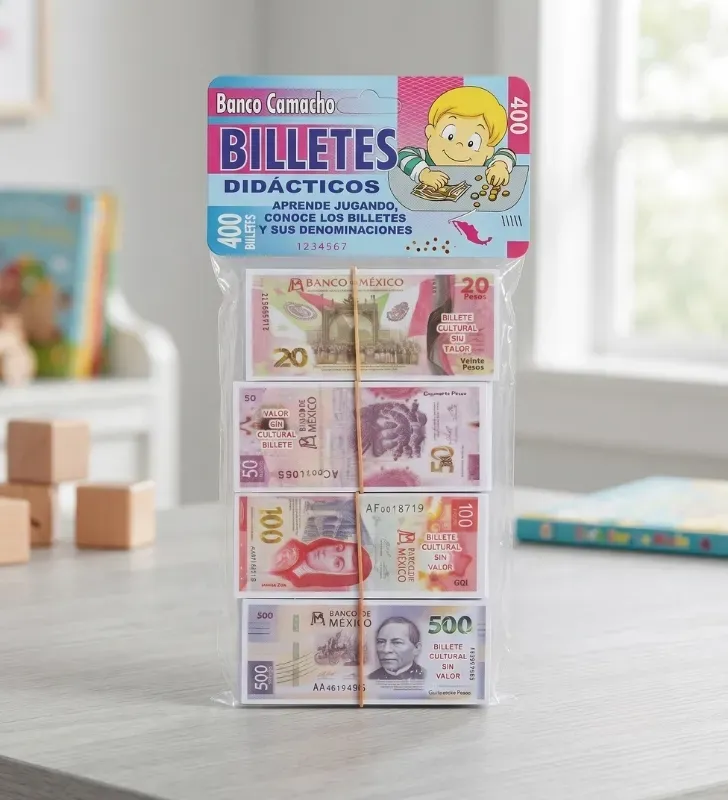 Billetito Infantil de Juguete – Billetes Didácticos Loterías Camacho
