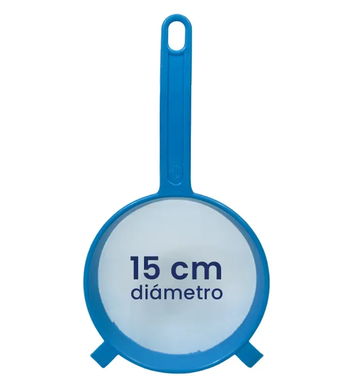 Colador malla plástica 15 cm – colador grande