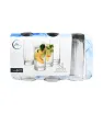 Juego de 6 Vasos de Vidrio Facetados Crisa 426ml – 6260