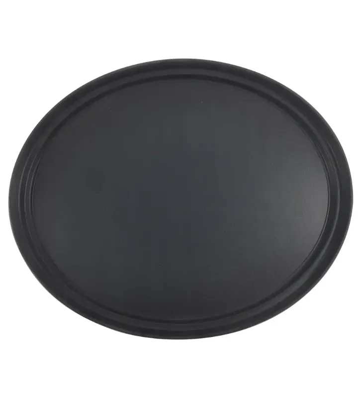 Charola Ovalada de Fibra de Vidrio Antiderrapante 56x68cm Travessa