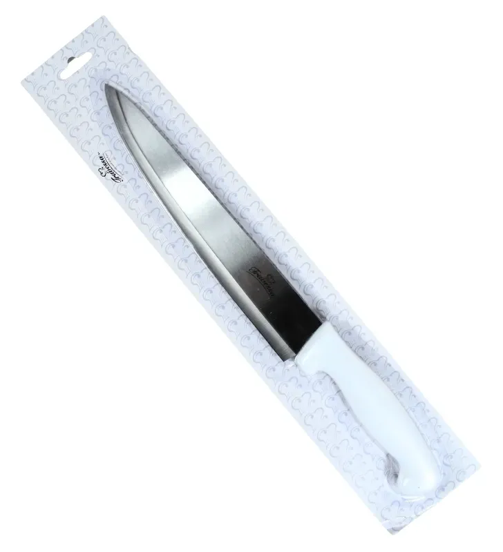 Cuchillo Chef Profesional de Acero Inoxidable 10" Blanco Travessa