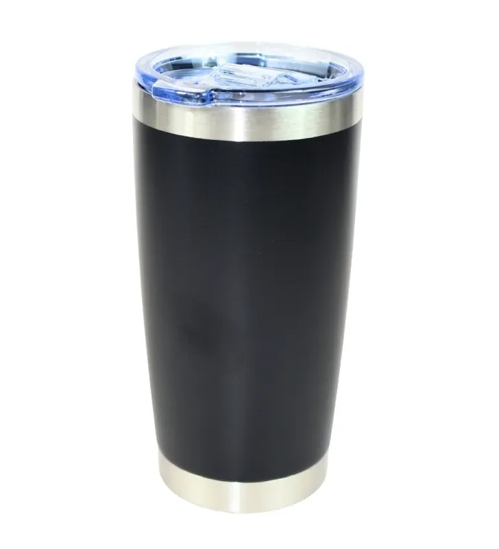Vaso Negro Termo de Acero Inoxidable 20oz Travessa – 150-103-020