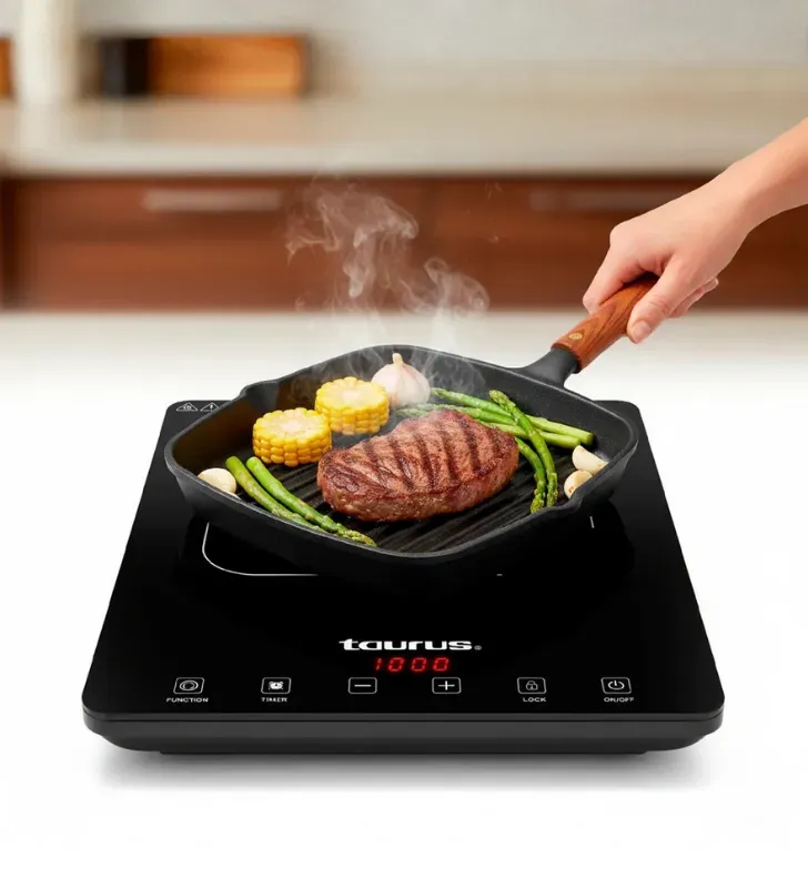 Parrilla de Inducción Digital Uranus 1000W Taurus – M96811900