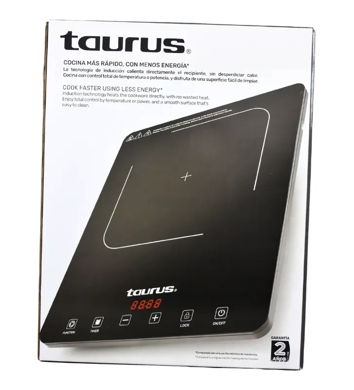 Parrilla de Inducción Digital Uranus 1000W Taurus – M96811900