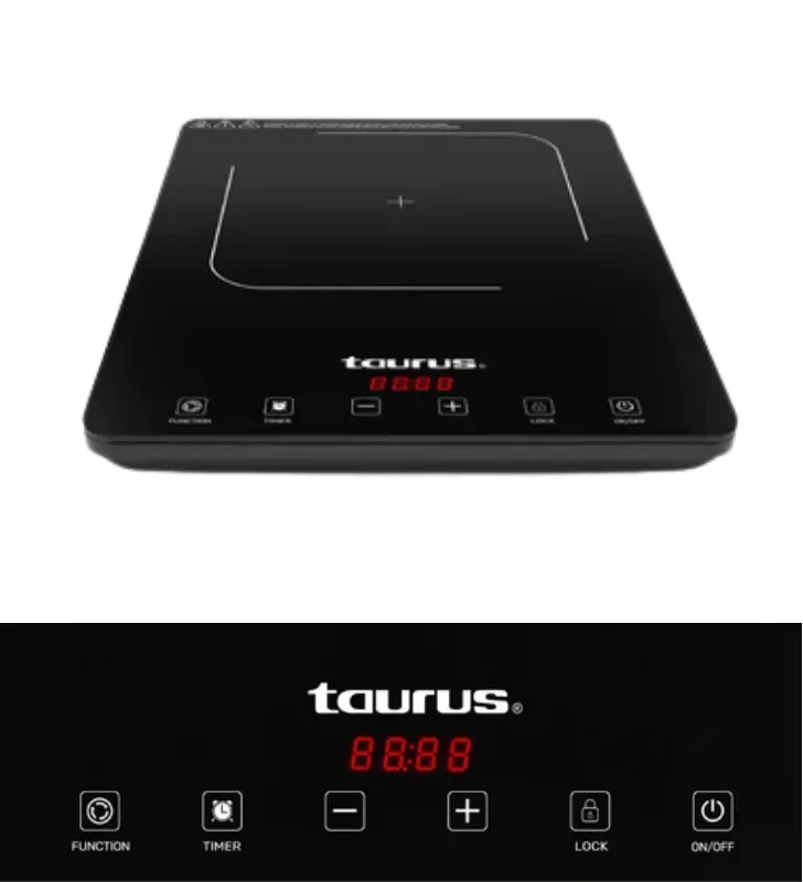 Parrilla de Inducción Digital Uranus 1000W Taurus – M96811900