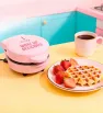 Mini Wafflera Belga Wafflette Rosa 13cm Lucky – M96810020