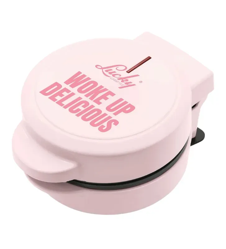 Mini Wafflera Belga Wafflette Rosa 13cm Lucky – M96810020