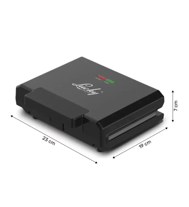 Sandwichera Eléctrica Savori 750W Lucky – M96800960