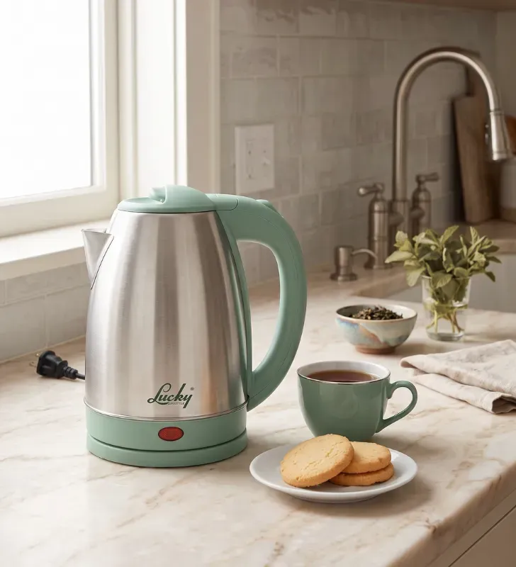 Hervidor Eléctrico de Acero Inoxidable Teazzy 2L Lucky – M95800080