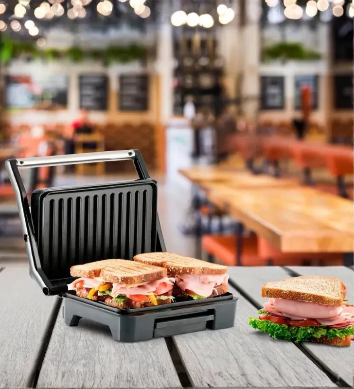 Parrilla y Sandwichera de Contacto Tostaro 1200W Taurus