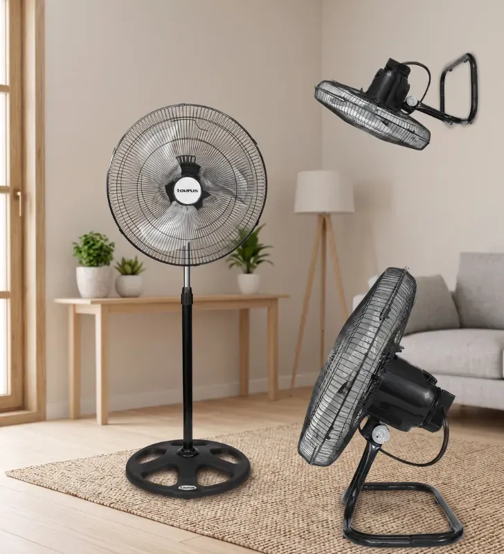 Ventilador 3 en 1 Pedestal Piso Pared Marte 18" Taurus