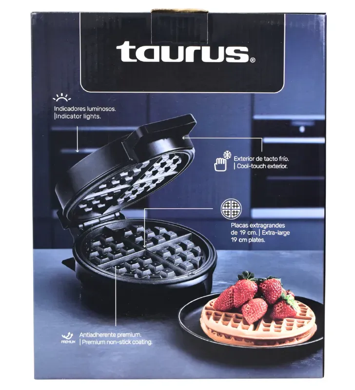 Wafflera Belga Extragrande 19cm Taurus Bélgica Up – M96814091