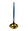 Cuchara AH9-003 dorada con mango azul – acero inoxidable