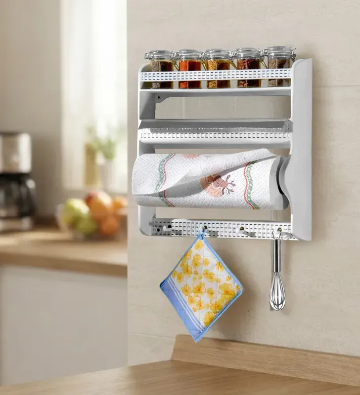 Portarrollos de Cocina Múltiple Blanco Ita Italhome