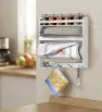 Portarrollos de Cocina Múltiple Blanco Ita Italhome