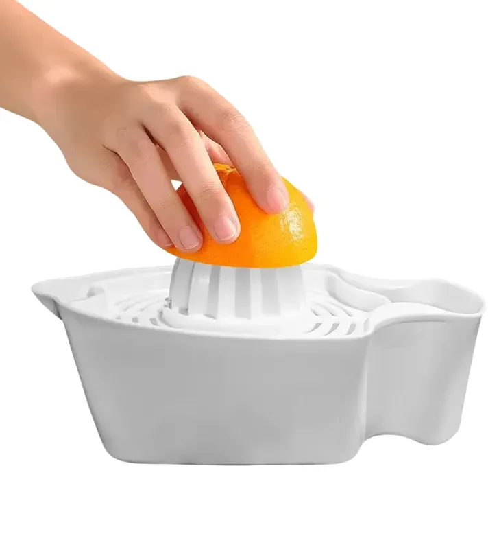 Exprimidor de Jugos Manual Plástico Blanco Italhome