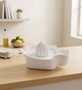 Exprimidor de Jugos Manual Plástico Blanco Italhome