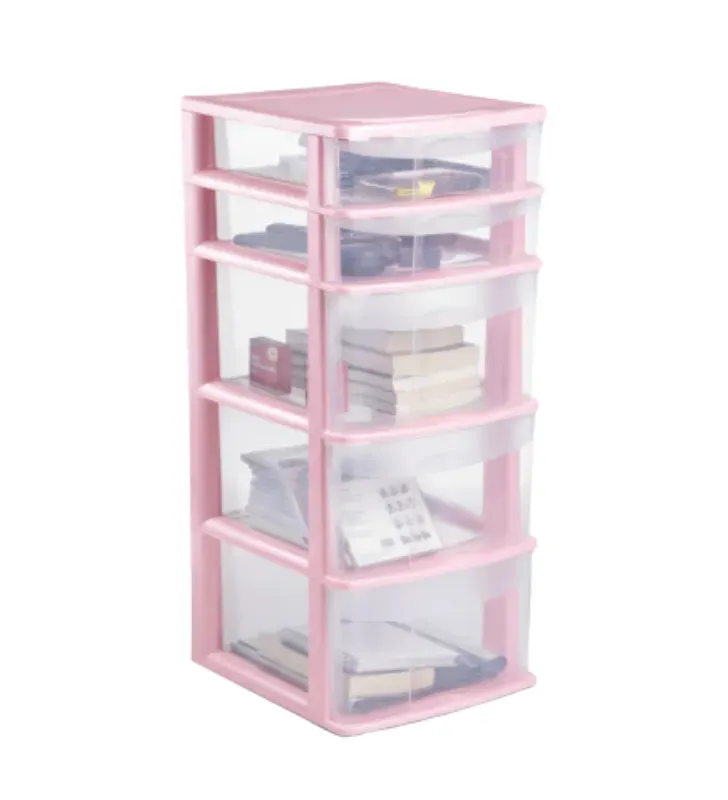 Cajonera de 5 Cajones Fox 5 Italhome Rosa