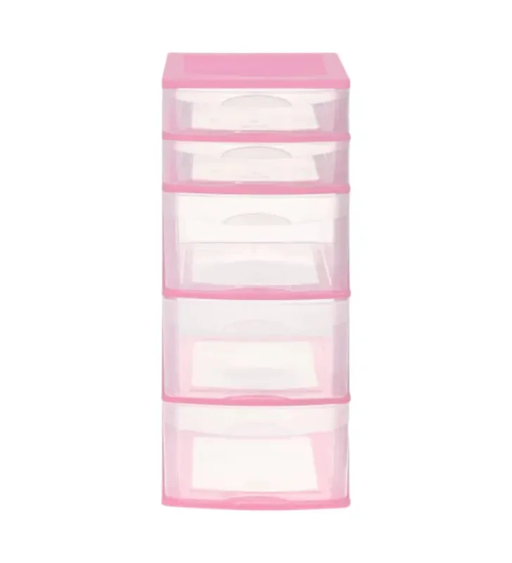 Cajonera de 5 Cajones Fox 5 Italhome Rosa