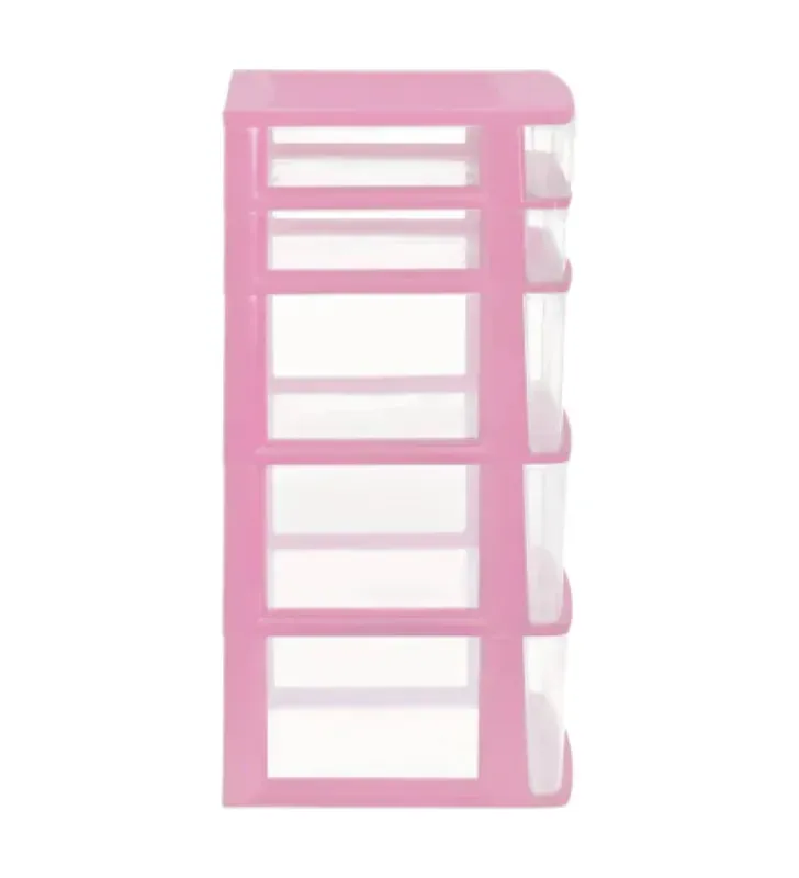 Cajonera de 5 Cajones Fox 5 Italhome Rosa