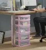 Cajonera de 5 Cajones Fox 5 Italhome Rosa