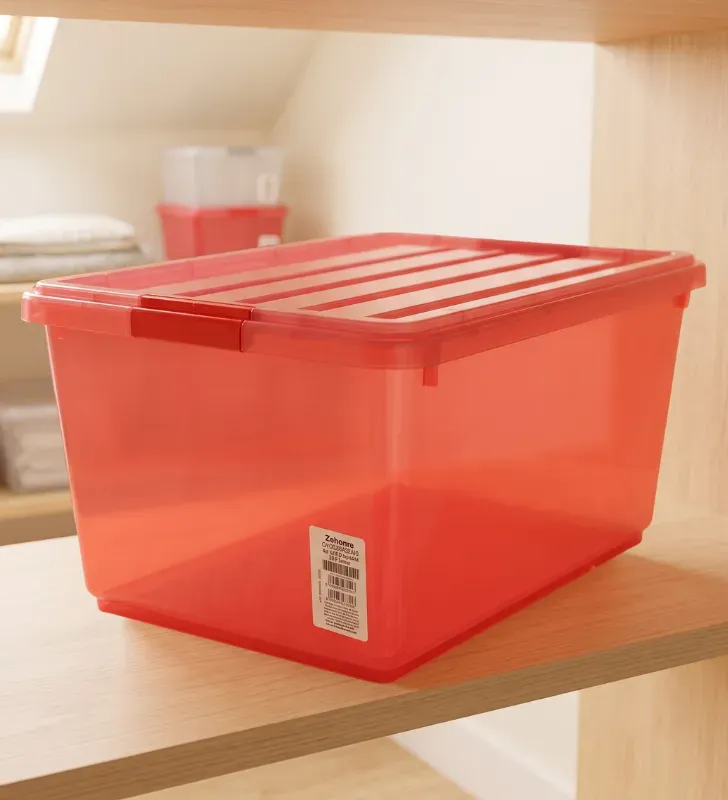 Caja Organizadora de 42 Litros con Broches Italhome