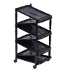 Zapatera Extensible con Ruedas Zip 6 Italhome Negra – Art. 146