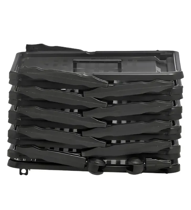 Zapatera Extensible con Ruedas Zip 6 Italhome Negra – Art. 146