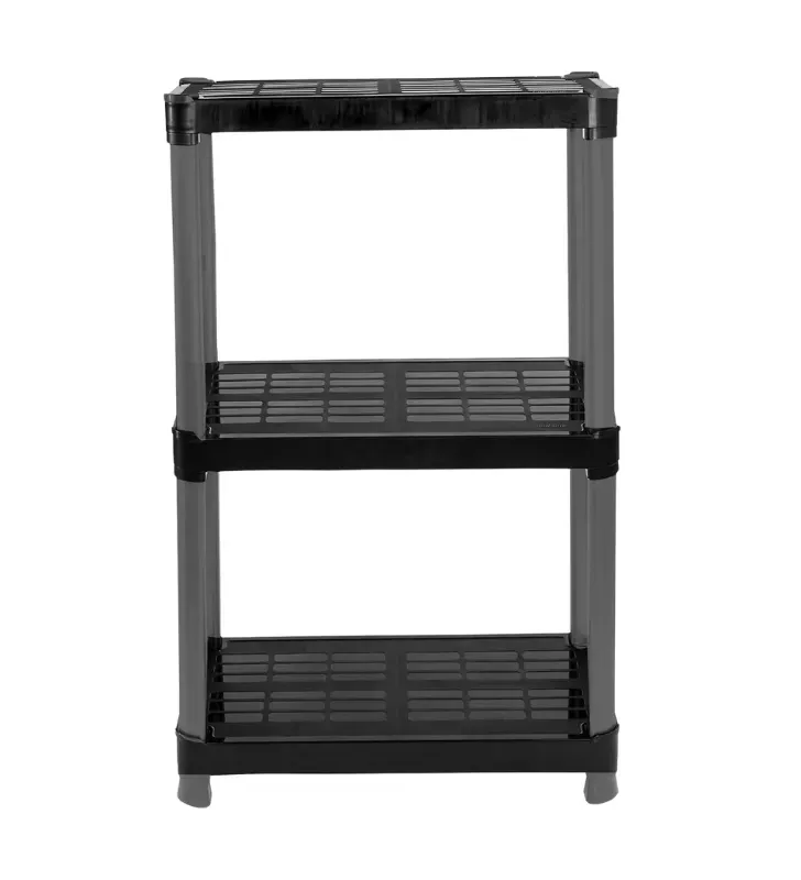 Rack Organizador de 3 Niveles Italhome Negro Gris – Mod. 8278