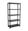 Rack de Almacenaje de 5 Niveles Italhome Negro – Mod. 8273