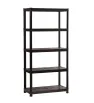 Rack Grande de 5 Niveles Cerrado Italhome Negro – Mod. 8259