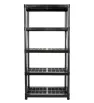 Rack Grande de 5 Niveles Calado Italhome Negro – Mod. 8258