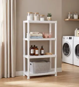 Rack Mediano de 4 Niveles Italhome Blanco – Mod. 8267