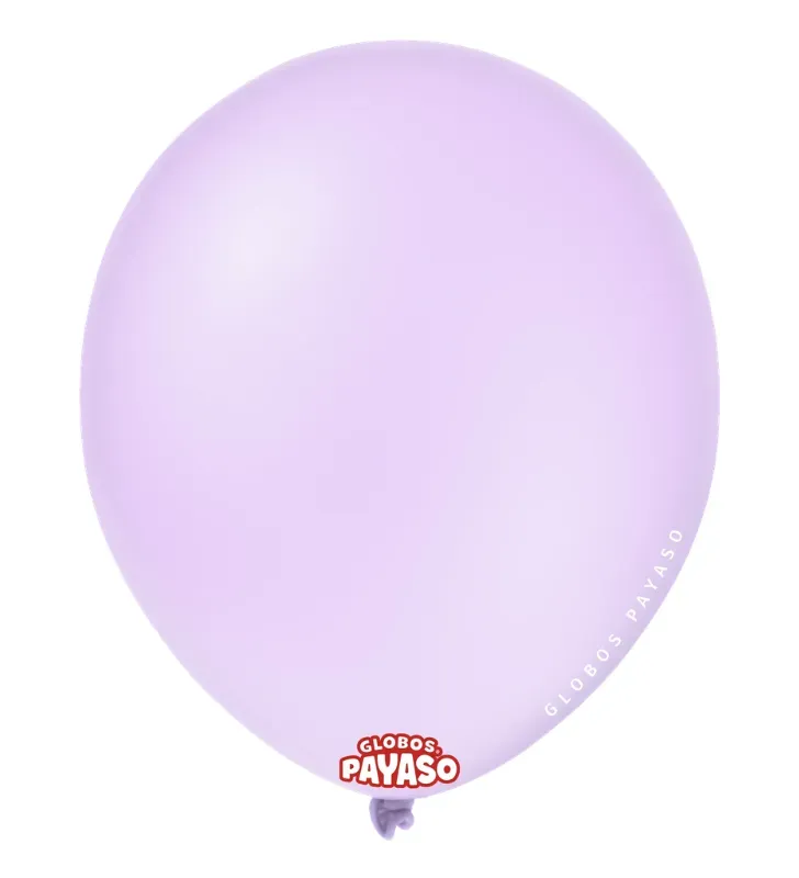 Globos Payaso Lila No. 9 con 100 pz – Línea Decorativa