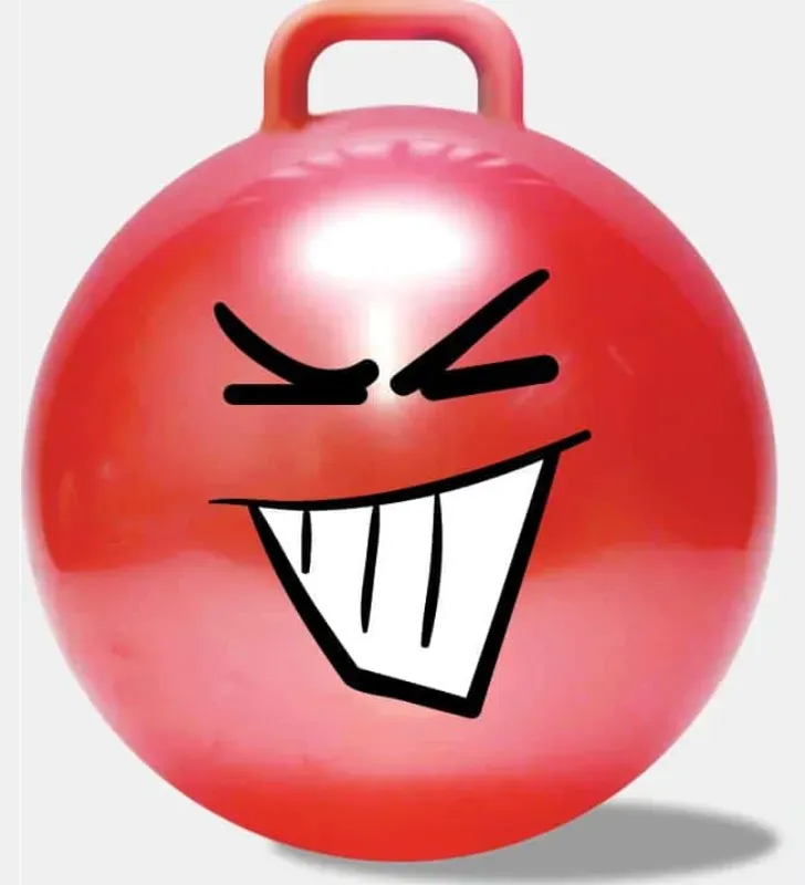 Pelota Saltarina Caritas Payaso de 18 Pulgadas – Surtida