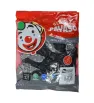 Globos Payaso Negro y Plateado Metálico No. 9 con 50 pz – Línea Metálica