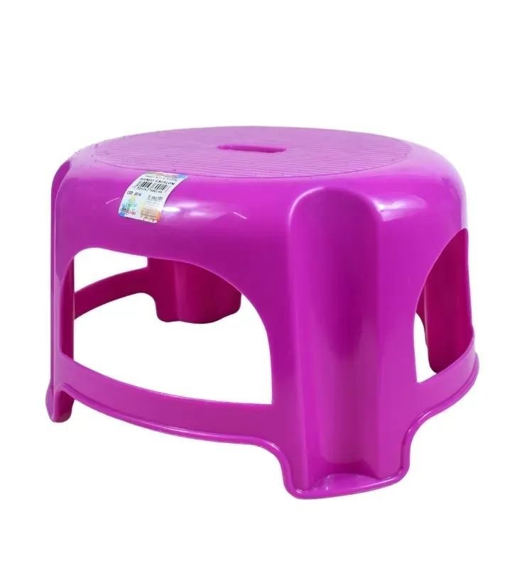 Banco Escalón de Plástico Plastipop – Asiento Redondo Surtido