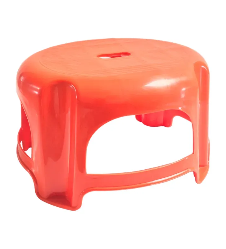 Banco Escalón de Plástico Plastipop – Asiento Redondo Surtido