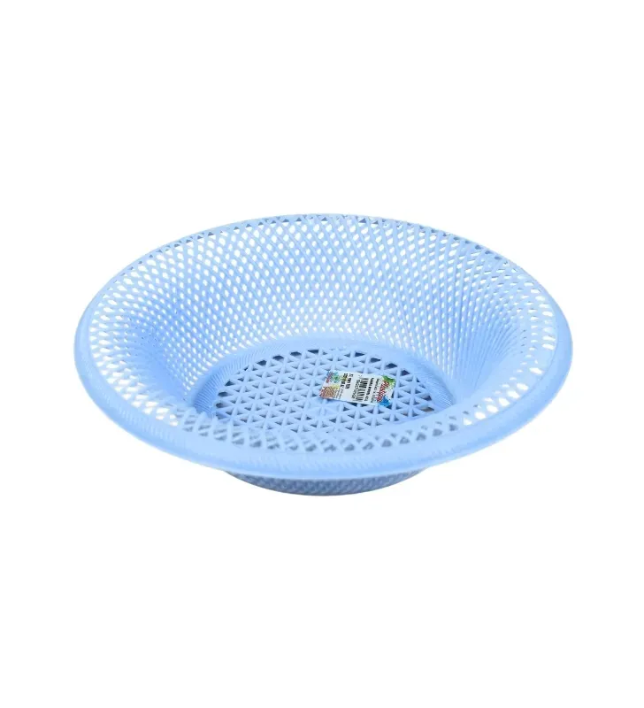 Panera de Plástico Plastipop Tipo Mimbre – Colores Surtidos