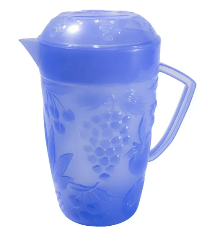 Jarra de Plástico con Tapa de Frutas 2.5L Europlast | Color Azul