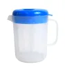 Jarra Plástica Graduada 1 Litro con Tapa Azul | Europlast